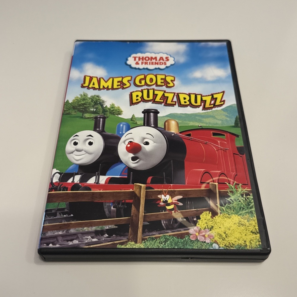 Thomas & Friends: James Goes Buzz Buzz DVD 2007 Complete W/ Manual Tested